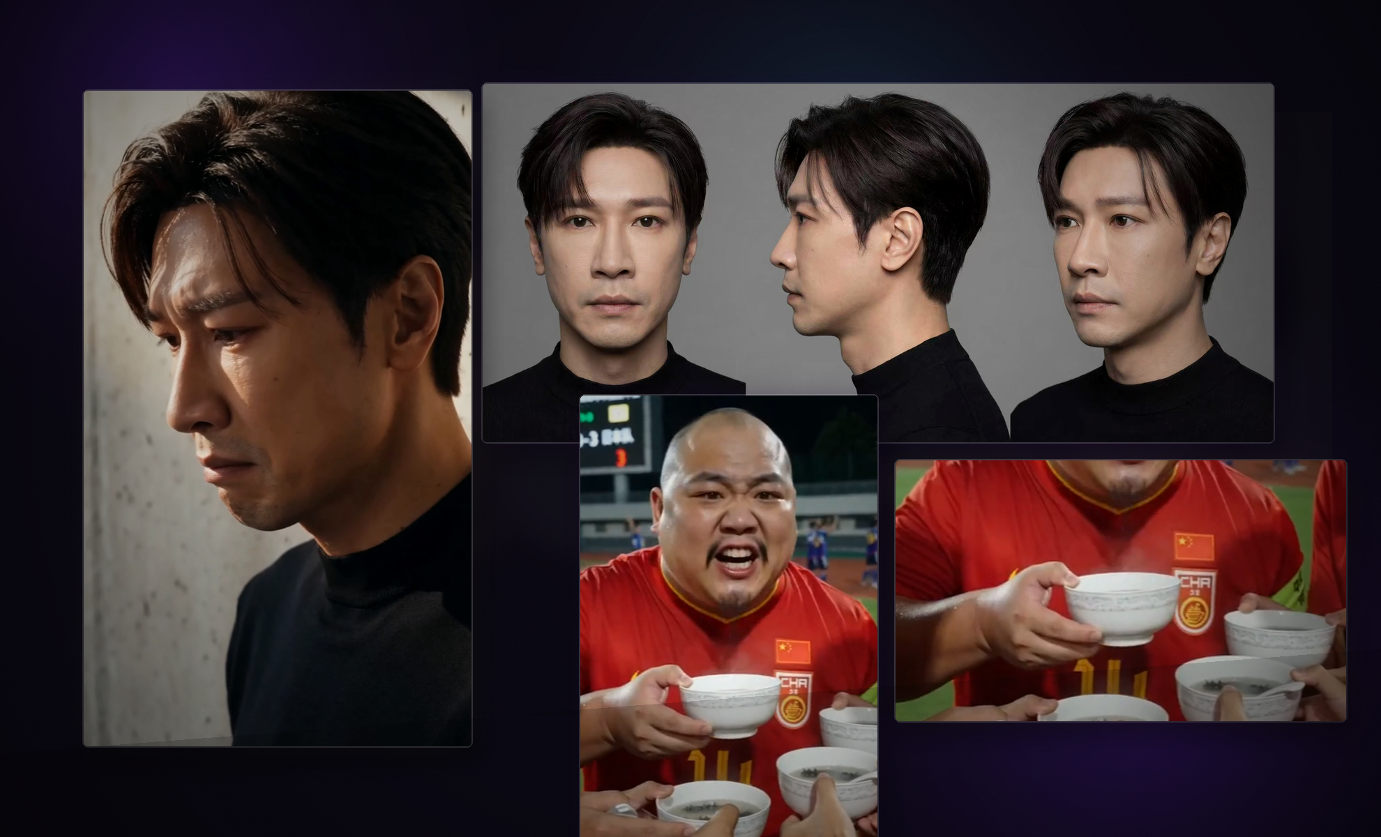 萤火AI创作素材合成展示图